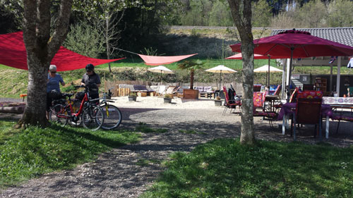 Kiosk - Imbiss an der Donauversinkung - Donauversickerung